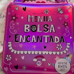 Pink Enchanted book for girls that looks like a bag